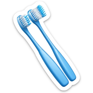 Toothbrush sticker