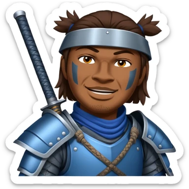 Samurai Defender sticker