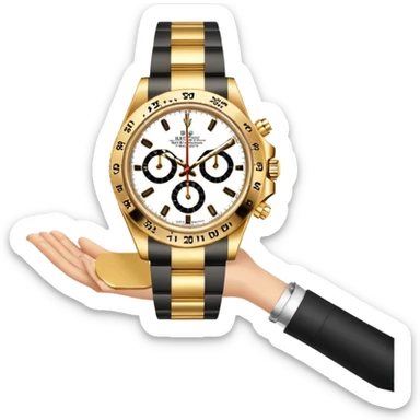 Rolex omoji hyr bu değil sadece el onu istiyorum böyle değil  sticker