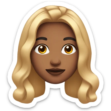 grace face pose with blush  sticker