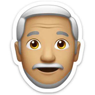 malay old man sticker