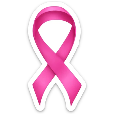 pink ribbons sticker