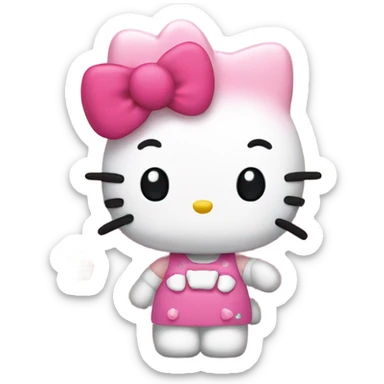 Hello kitty cafe sticker