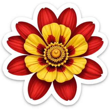 Mexican hat flower sticker