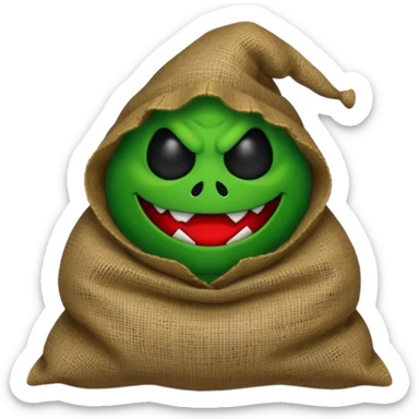 create Oogie boogie From nightmare before Christmas As Emojis that don’t already exists. sticker