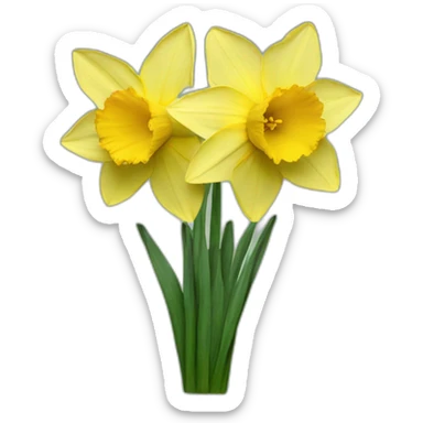 Daffodils sticker