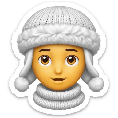 snow beret sticker