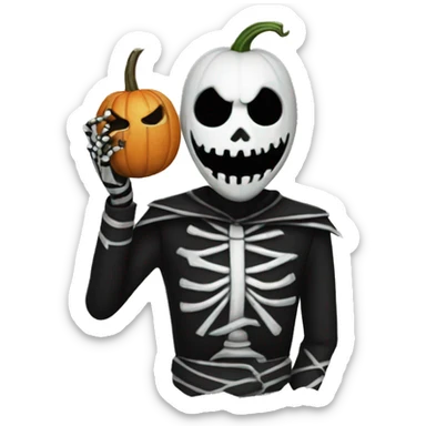Jack Pumpkin king emoji  sticker
