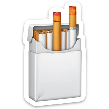 WITH A WHOLE PACK OF CIGARETTES
 sticker