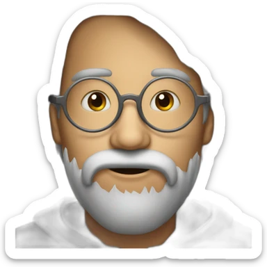 emoji avec un nez très longtemps sticker