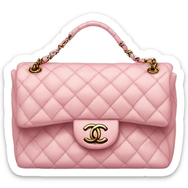 Light pink Chanel bag sticker
