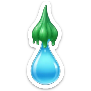 goutte d'eau sticker