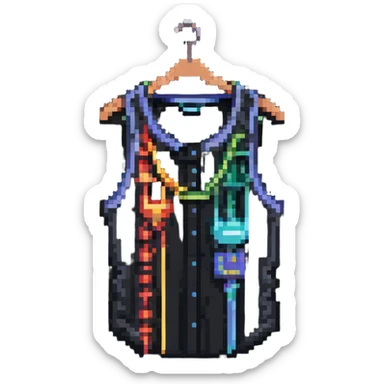 string sleeveless shirt sticker