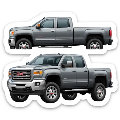 GMC sierra 2500hd truck sticker