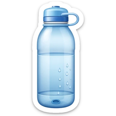Store bought Water bottle sticker