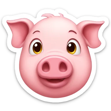 Pig sticker