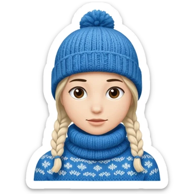 Winter Beanie Pe sticker