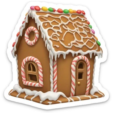 gingerbread house sticker