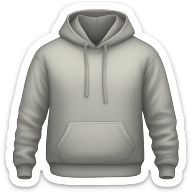 a hoodie piece of clothes item only sticker