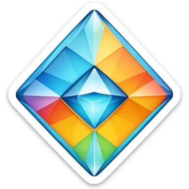 An emoji-style logo with the text "AIiQ" in a diamond-shaped, modern design.

 sticker