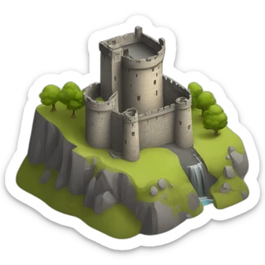 scotland monument castle sticker