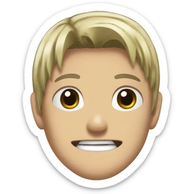 Jean Kirstien from Attack on Titan sticker