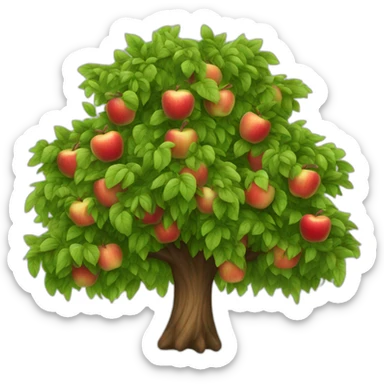 apple tree sticker