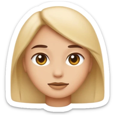 un émojis pour montrer qu'on dois ce redresser sticker