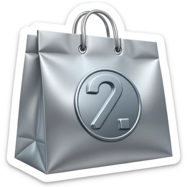 The percentage (%) symbol on the package sticker