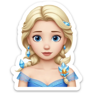 elsa frozen disney sticker
