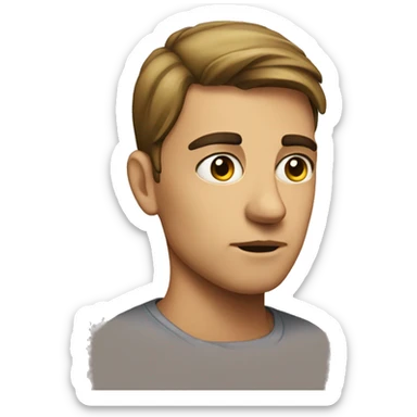 Someone side eyeing someone sticker