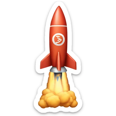 rocket whit word "satay finance" sticker