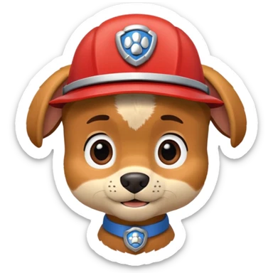 Ruben de la part patrouille fait ruben de la pat patrouille  sticker