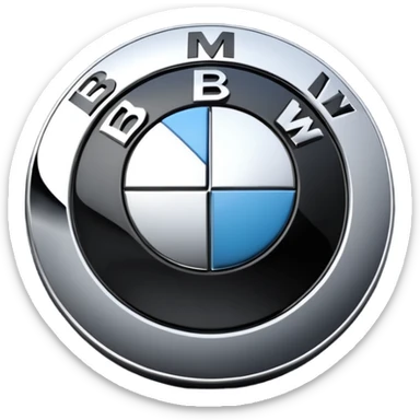BMW logo emoji 3d 4k qualit sticker