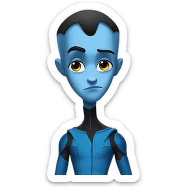 megamind sad sticker