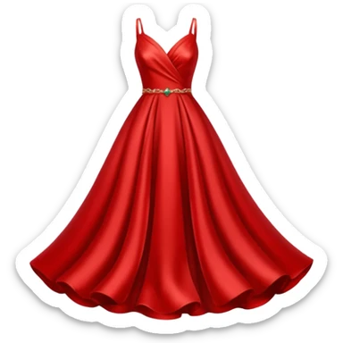 dress xmas sticker