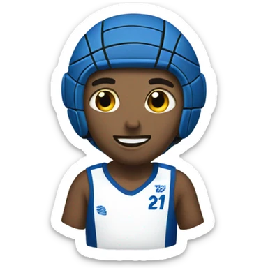 Waterpolo players sticker