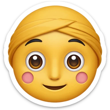 ایموجی البالو زرشکی رنگ sticker