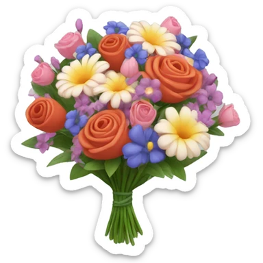 bouquet of flowers sticker