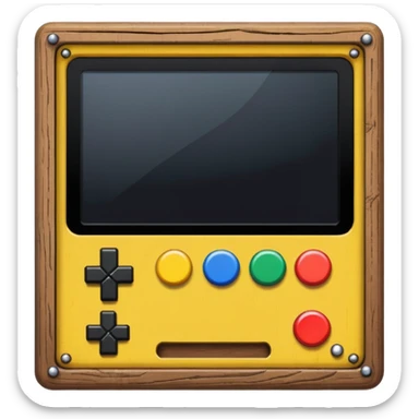 Pixel shooter cabinet sticker