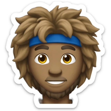 detroit blue lion sticker