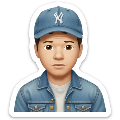 Mark Wahlberg as Marky Mark sticker