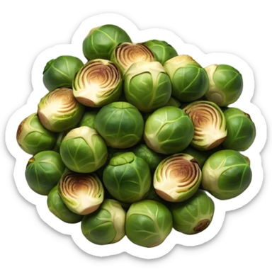 Brussel sprouts sticker