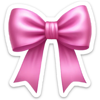 Pink bow  sticker