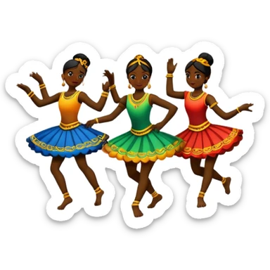 Black sambas  sticker