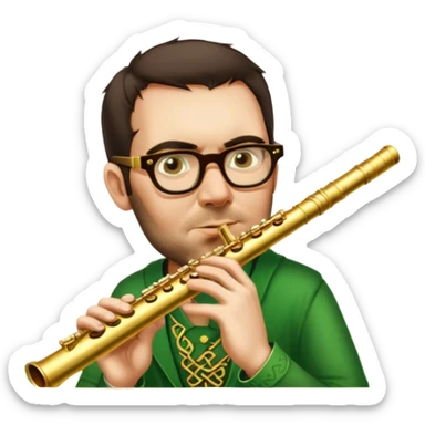 Irish Musician sticker