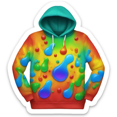 Lava lamp hoodie  sticker