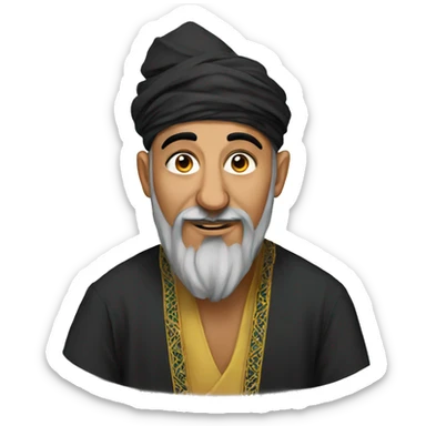 A moroccan sufi sticker