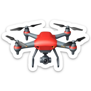 drone militer sticker