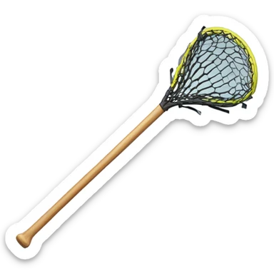 Lacrosse stick sticker